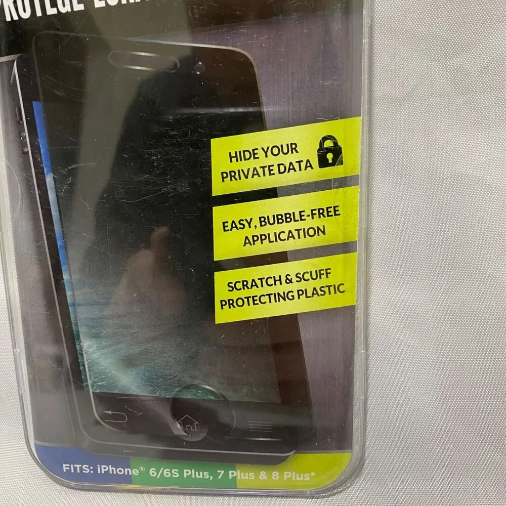 iPhone 6 Plus 6s Plus 7 Plus and 8 Plus Scratch Proof Privacy Screen Guard
